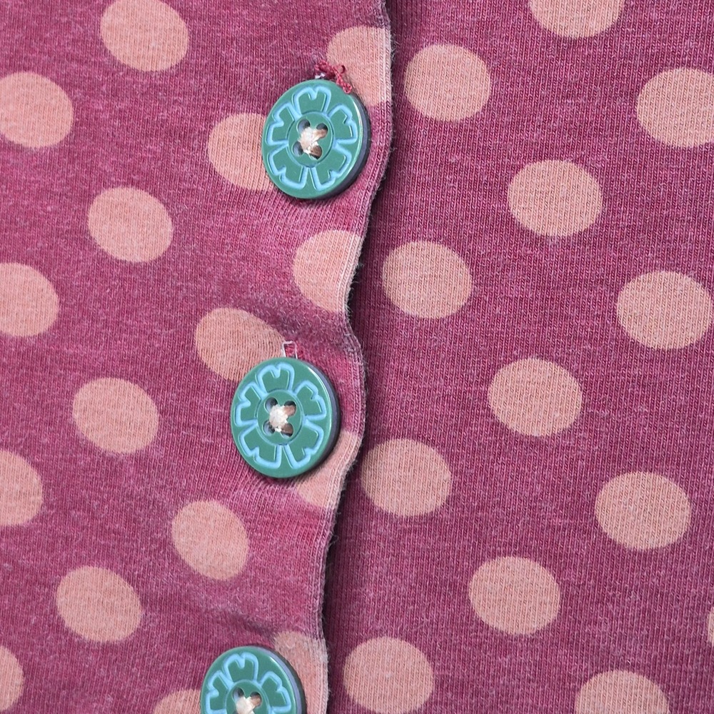 Matilda‎ Jane Girls Polka Dot Floral Be Clever Dress 3/4 Sleeve Crochet Size 4 - Picture 7 of 7